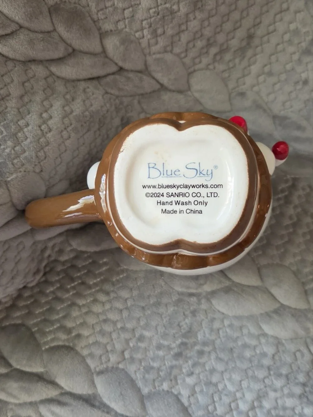 Blue Sky Clayworks Hello Kitty Holiday Gingerbread Mug and Figurine Gift Set NIP